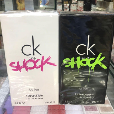 *人人美*Calvin Klein 凱文克萊 CK ONE SHOCK 淡香水 200ml