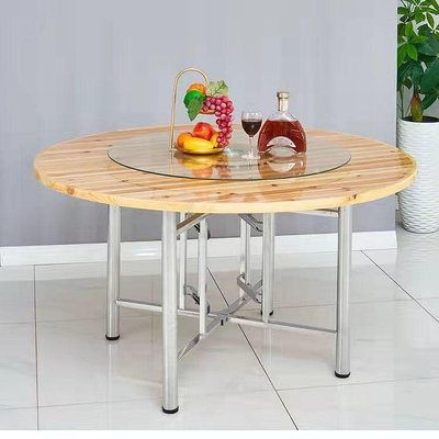餐桌腳大圓桌架可折疊鐵藝桌腿支架實用伸縮桌架實用桌腳架子