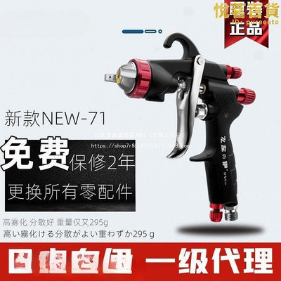 左伊w-101噴槍油漆w-77 噴漆工具w-71家具汽車面漆氣動噴漆槍