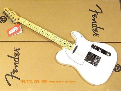 【現代樂器】Fender Standard Telecaster 白色款 電吉他 墨西哥廠