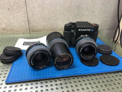 德製 EXAKTA 66 含 Schneider 三個鏡頭 底片機 相機
