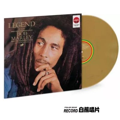 眾誠優品 CD唱片在途 Bob Marley Legend 鮑勃馬利 雷鬼之父 限量彩膠 黑膠唱片LPZC1434