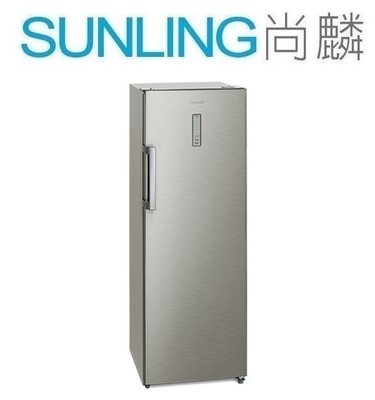 SUNLING尚麟 Panasonic國際牌 242L 直立式冷凍櫃 NR-FZ250A 分層透明層 五段溫度控制面板