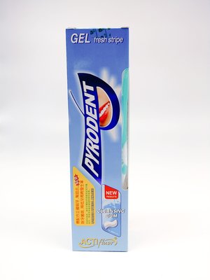 【誠意中西藥局】Pyrodent 蓓露潔 牙周病專用牙膏 90ml 藍盒(附牙刷)