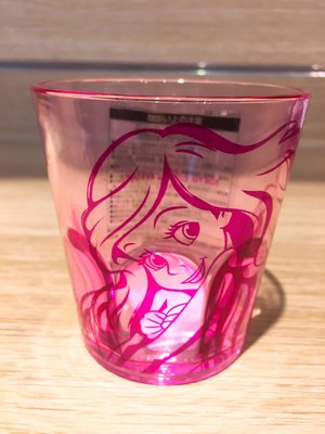 [巨蛋通日貨] 東京迪士尼樂園小美人魚壓克力水杯 (粉) #2503