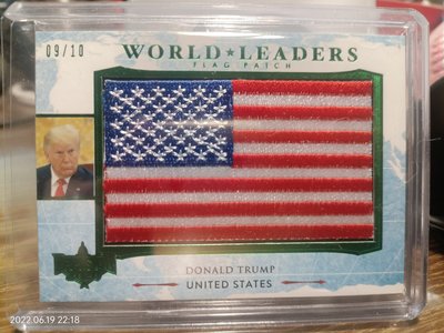 (記得小舖)2020 DONALD TRUMP 川普 Decision World Leaders US Flag Patch 限量10張 值得收藏 台灣現貨