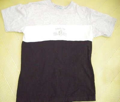 2手 品牌 HANG TEN橫條紋短袖T恤(20