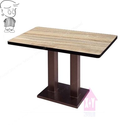 【X+Y時尚精品傢俱】現代餐桌椅系列-艾品 3*2尺黑砂咖啡金雙方管餐桌(木心板).適合居家或營業用.摩登家具