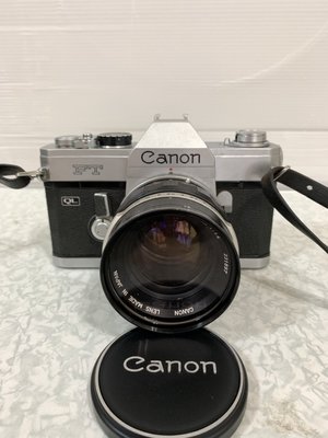 Canon FT QL + FD 50mm f1.8 古董單眼底片相機 1966年出廠 外觀良好 功能正常