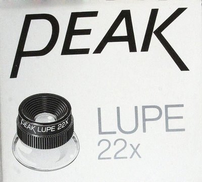 日本必佳 PEAK LUPE 1964-22x 印刷網點放大鏡22倍公司貨