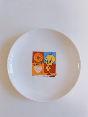 中古 華納翠兒tweety 卡通陶瓷馬克杯 餐盤