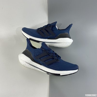adidas UltraBoost 21 深藍 經典 彈力 跑步 慢跑鞋 FY0350 36-45 情侶鞋