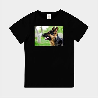 T365 MIT 親子 童裝 T恤 T-shirt 短T 狗 DOG 狼犬 德國狼犬 German Wolfhound