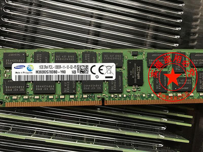 三星原廠16G 2RX4 PC3L-12800R DDR3 1600 ECC REG 服務器內存16G