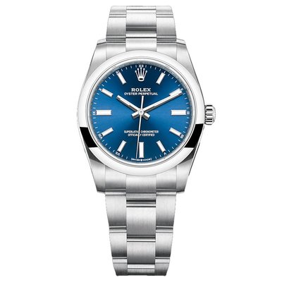 【公信精品】勞力士 ROLEX 124200 預購熱門錶款 藍色釘字面盤 34MM 詳情歡迎來電洽詢