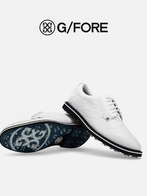 G/FORE  新款男鞋 迷彩厚底白色男士高爾夫鞋 g4 gfore-黃奈一