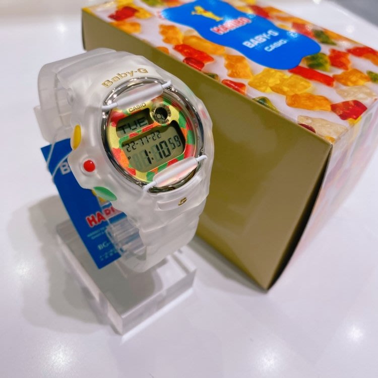 glitter。Casio G-Shock 小熊軟糖手錶BG169HRB-7 聯名款| Yahoo奇摩拍賣