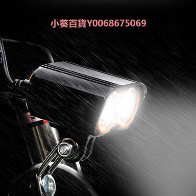 自行車燈夜騎行燈山地車前燈T6強光騎行裝備配件防水單車燈車前燈