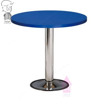 【X+Y】艾克斯居家生活館    餐桌椅系列-艾蜜 2尺圓洽談桌(302/電鍍腳).餐桌.早餐桌.另有2.5尺.摩登家具