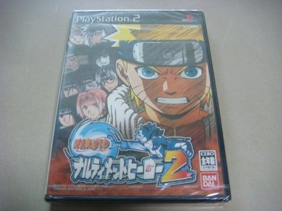 遊戲殿堂~PS2『火影忍者 木葉的忍者英雄們 2』日初版全新品