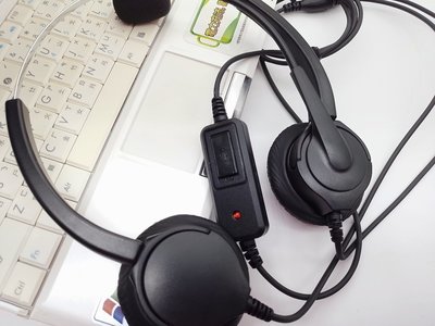 【仟晉資訊】K762 國洋話機 行銷客服專用頭戴式雙耳耳機麥克風 有調靜音功能 解救接電話讓脖子不適的小幫手