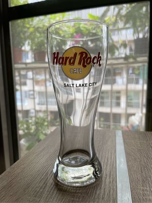 二手真品早期Hard rock salt lake city 造型杯/啤酒杯/調酒杯