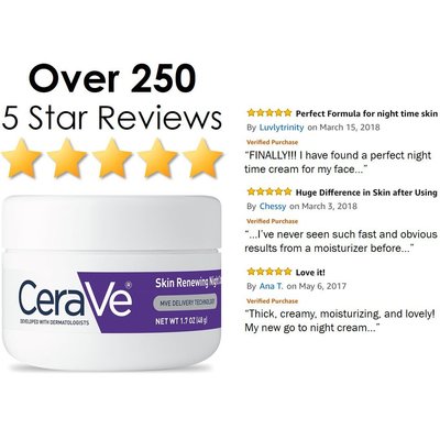 絲若膚美國原廠CeraVe肌膚修護保濕滋潤晚霜Skin Renewing Night Cream 2022年02月到台