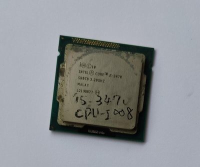 『冠丞』INTEL i5-3470 1155腳位 CPU 處理器 CPU-I008