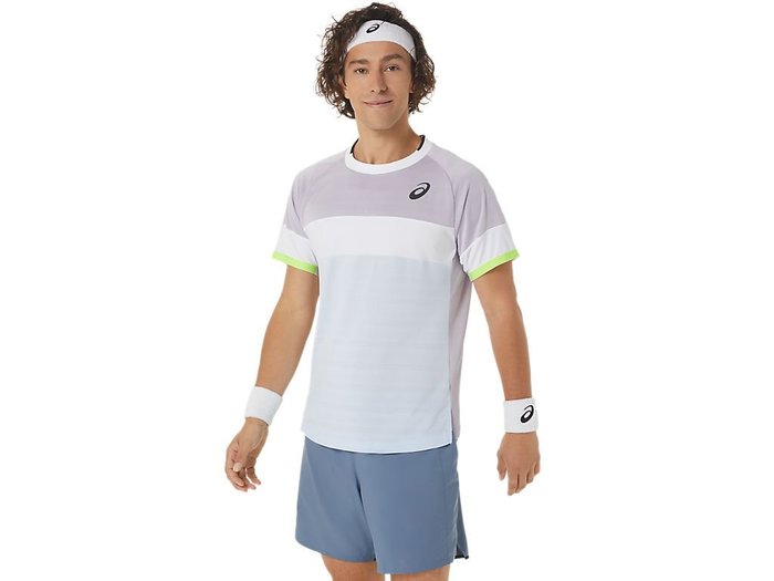 【曼森體育】ASICS 亞瑟士 短袖上衣 男款 網球 上衣 職業選手穿搭款 澳網系列