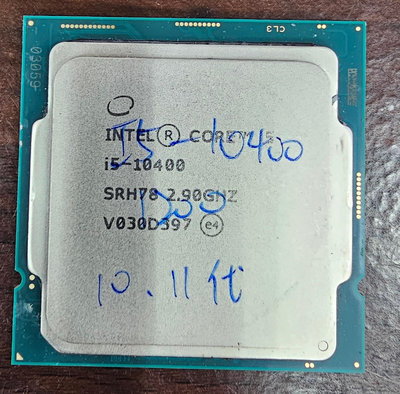 Intel  Core I5-10400 拆機良品 無風扇