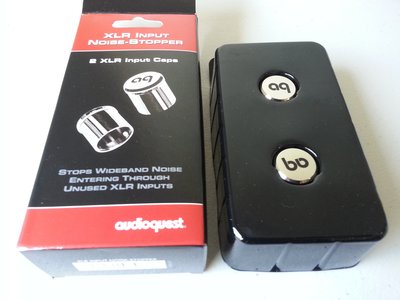 Audioquest XLR INPUT(輸入) Noise-Stopper Caps端子保護蓋