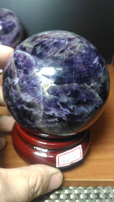 夢幻紫水晶球~附座編號#2
