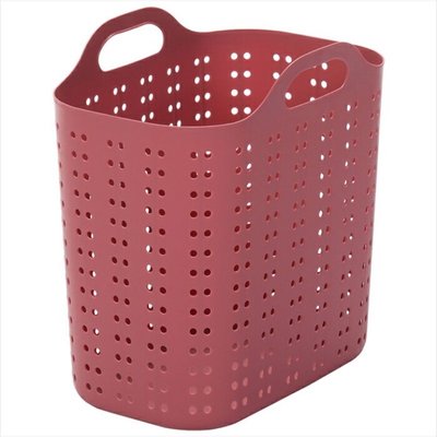 日本製 sanka 置物籃 提籃 洗衣籃 只有紅色