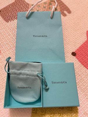 Tiffany 項鍊盒 盒子 Tiffany&Co 925 禮物盒 禮物盒 紙盒 空盒 絨布盒 項鍊 飾品 防塵袋 防塵套 束口套