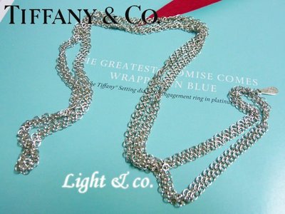 【Light &amp; co.】專櫃真品 Tiffany &amp; Co 925純銀 網狀 項鍊 ELSA PERETTI 織網
