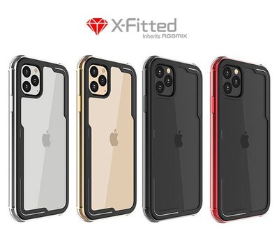 泳 公司貨 X-Fitted Apple iPhone 11 Pro 5.8吋 鋁合金保護殼 邊框+透明背板 手機殼