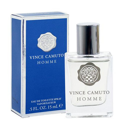 【VINCE CAMUTO】文斯．卡穆托 Homme 藍色地中海 男性淡香水 15ml (噴式)