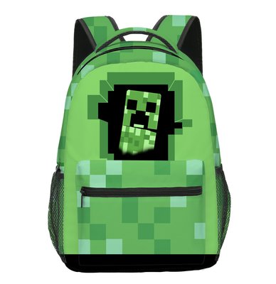 【熱賣精選】現貨新款我的世界Minecraft中小學生書包兒童背包雙肩包