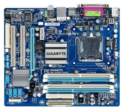 【24小時營業】技嘉GA-G41M-Combo整合型主機板、記憶體支援DDR2、DDR3〈禁混插〉二手良品、附檔板