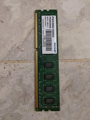 PATRIOT DDR3-1600 8GB 桌上型記憶體 & Busrt 240G SATA 2.5吋 SSD