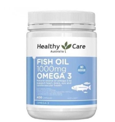 熱銷# 澳洲 Healthy Care Fish Oil 1000mg 深海魚油膠囊 400粒/罐 最新到貨
