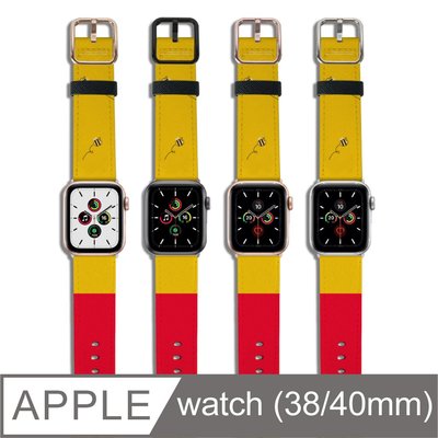 【書香世家】全新未拆【【迪士尼】 Apple Watch 皮革錶帶 蜂蜜維尼】直購價888元，免郵不面交