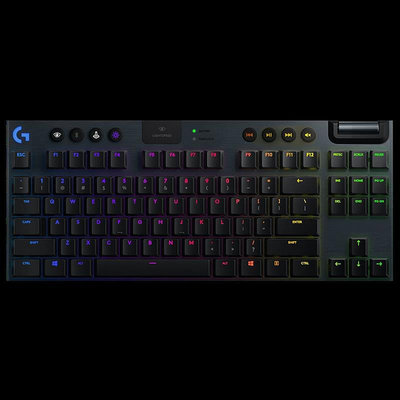 鍵盤 羅技G913/tkl機械鍵盤電競游戲背光紅青茶軸104/87鍵臺式電腦