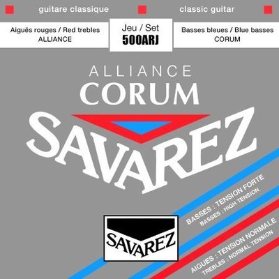 古典吉他弦 Savarez 500ARJ Alliance Corum 尼龍弦 混張 -【黃石樂器】
