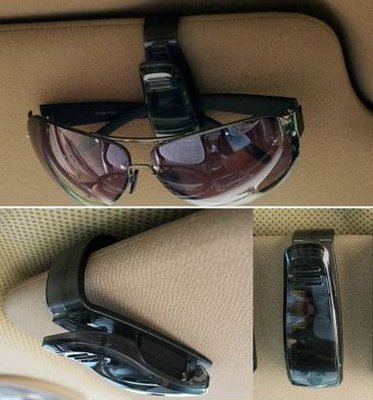 海馬寶寶 S型車用眼鏡夾 汽車眼鏡夾 票據夾 遮陽板夾 遮陽板眼鏡夾 多功能固定夾