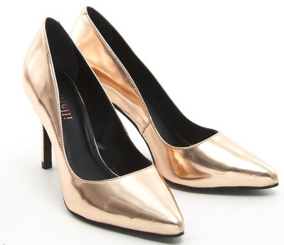 💕【特價款出清】💕法國品牌 Minelli 金屬質感鞋跟設計高跟鞋 #38