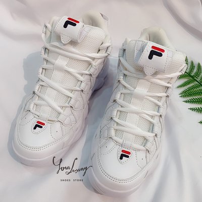 【Luxury】現貨 FILA  SPAGHETTI 95  男女款 籃球鞋 球鞋 套腳 鞋帶  韓國代購 黑 白