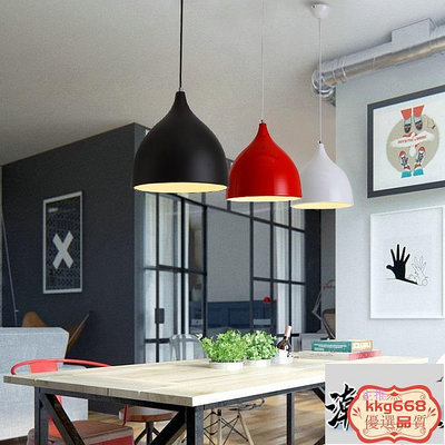北歐現代簡約飯廳創意個性客廳書房廚房餐廳單頭小吧臺吊燈燈罩