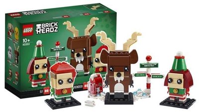 現貨 LEGO 樂高 BRICK HEADZ  40353 聖誕 麋鹿 精靈  全新未拆 原廠貨