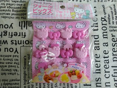 全新日本進口Hello Kitty粉色食物叉便當叉